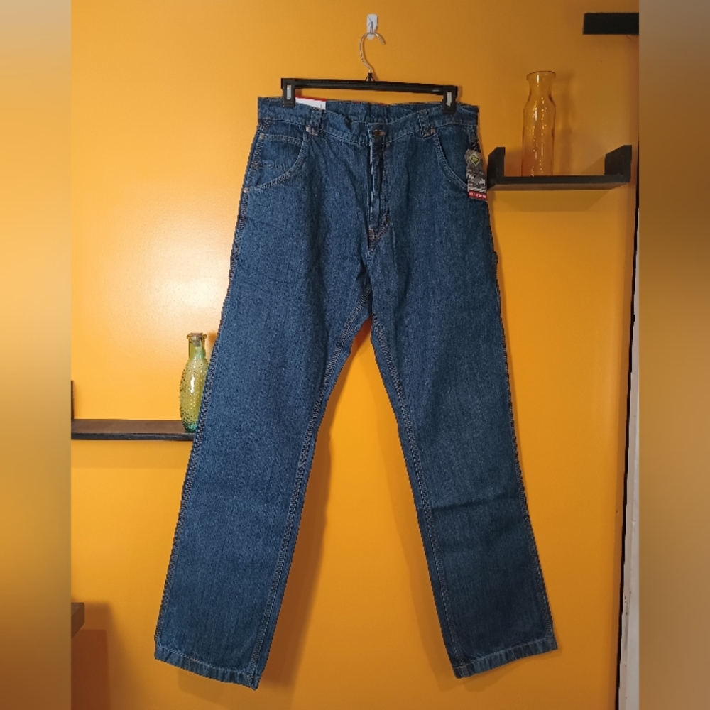 Craftsman Blue Straight Leg Carpenter Jeans Size 36/34 New With Tags